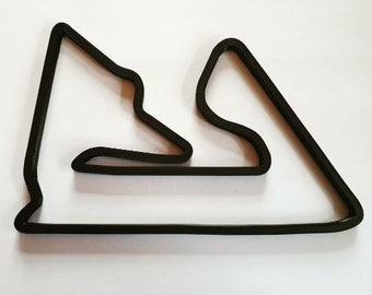 F1 Race Track Wall Art 2024 - Circuit Outline - Motorsport Gift