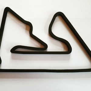 F1 Race Track Wall Art 2024/2023 - Circuit Outline - Motorsport Gift