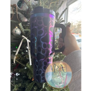 40oz Chroma Paw Print Burst Tumbler