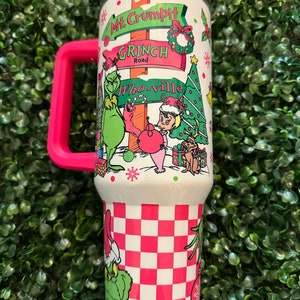 Gobelet à grincheux rose 40 oz