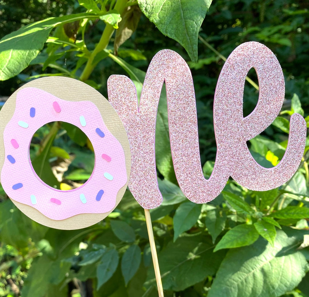 Donut Birthday Cake Topper , One Donut Cake Topper, Doughnut Birthday