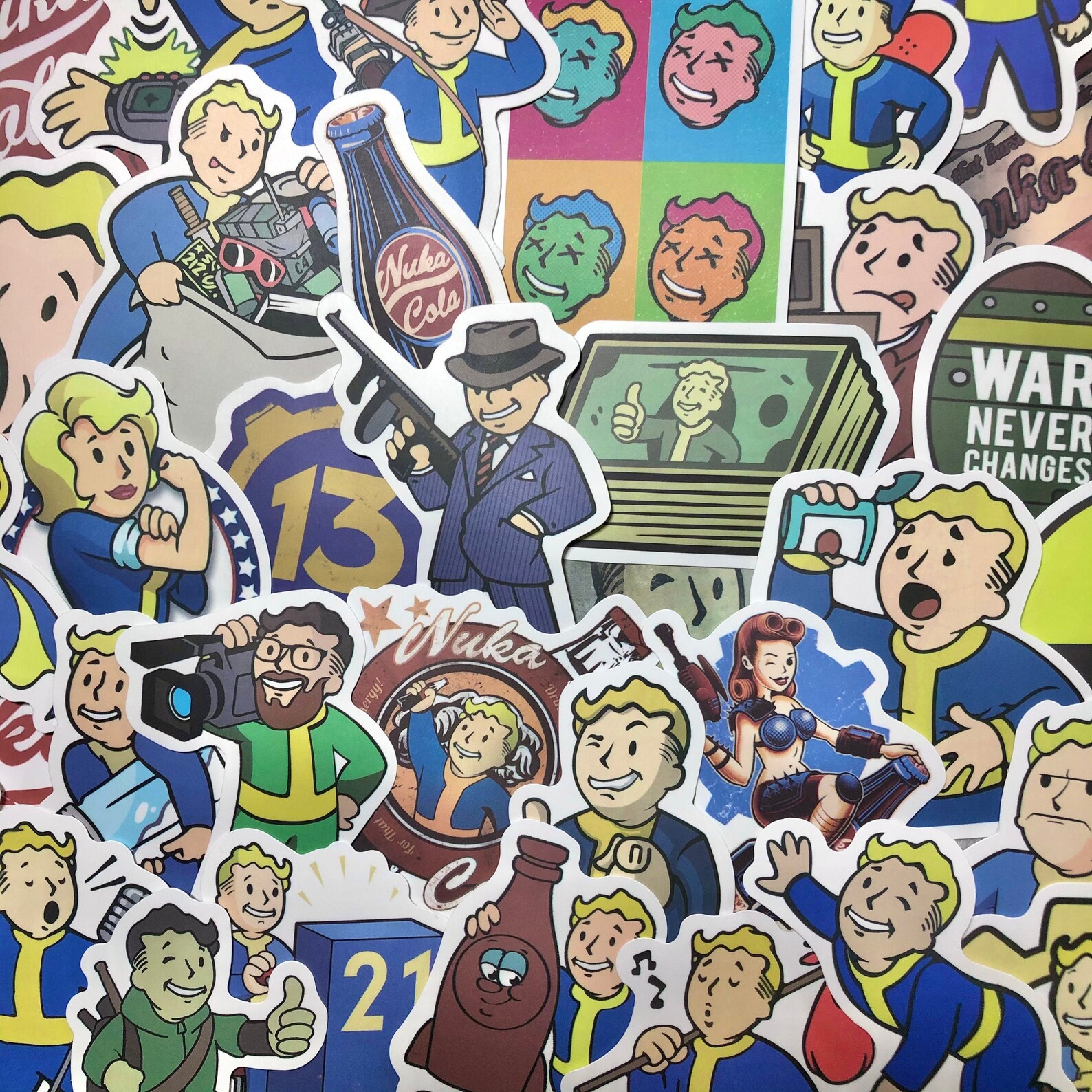 Fallout random matte vinyl sticker / decal pack Etsy