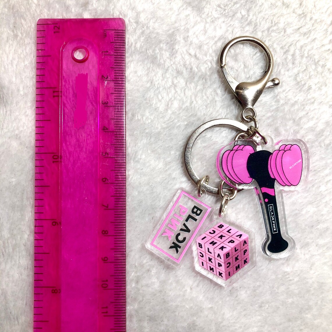 Porte-clés Blackpink Fan Concert - PVC Haute Qualité, Anneau Métallique - Accessoire Collection, Cadeau