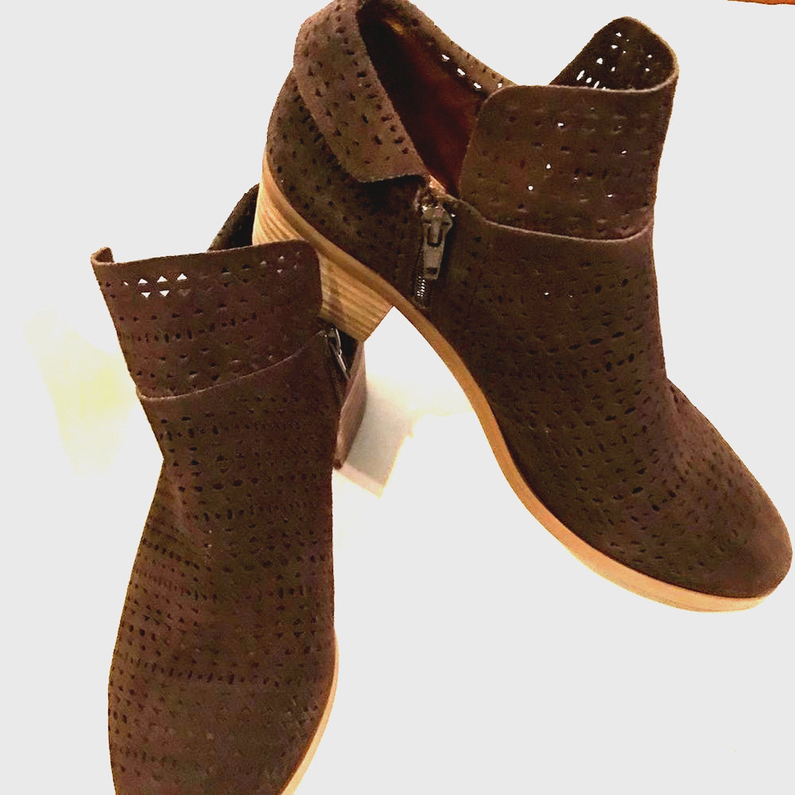telsa brown strap boot