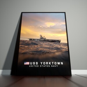 USS Yorktown Kunstwerk Poster