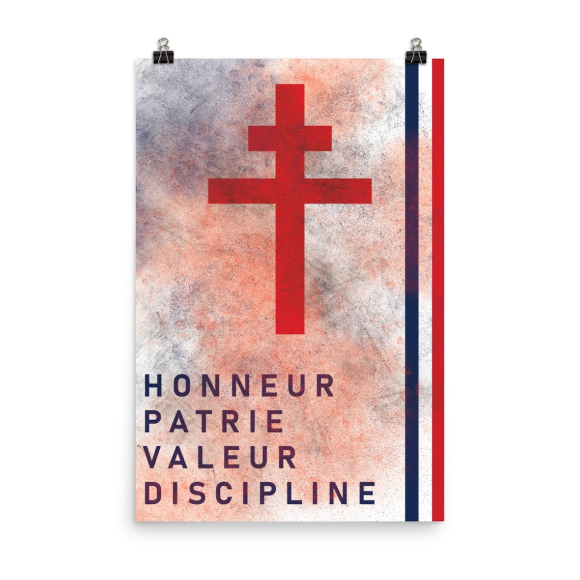 Free French Honneur, Patrie, Valeur, Discipline Wall Art Poster Etsy