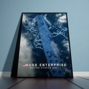 USS Enterprise Artwork Poster