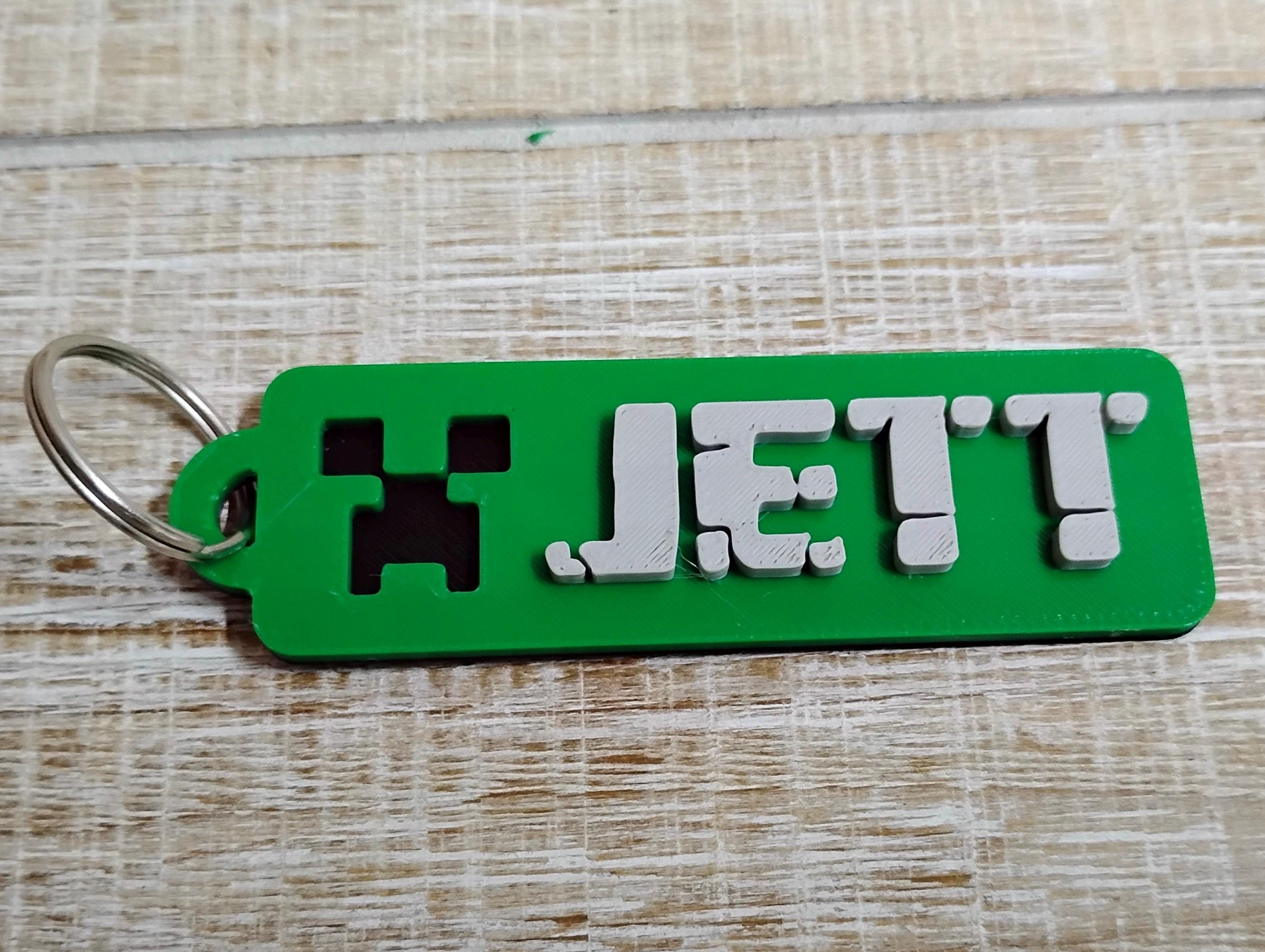 マインクラフトのバックパック用ネームタグ / ラゲッジタグ / キー