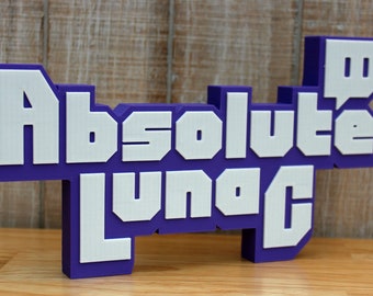 DUAL Twitch nameplate custom upper/lowercase personalized gamertag channel 3D printed mirrored desk name sign streamer gift wall shelf decor