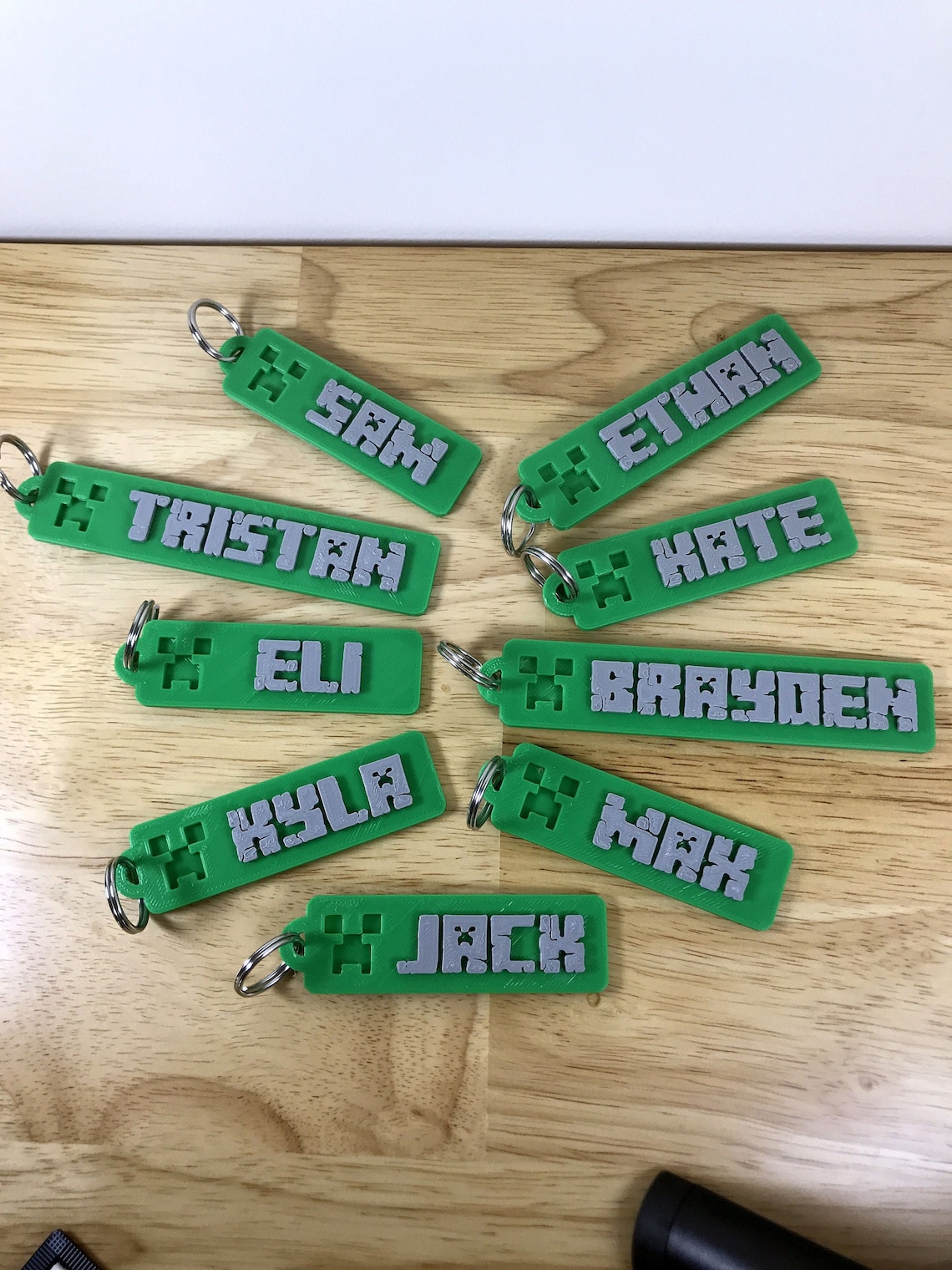 Minecraft Backpack Name Tag / Luggage Tag / Keychain / Etsy