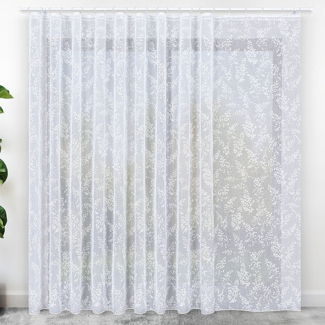 Sheers curtain fabric Net curtain Double Width 280cm Etsy