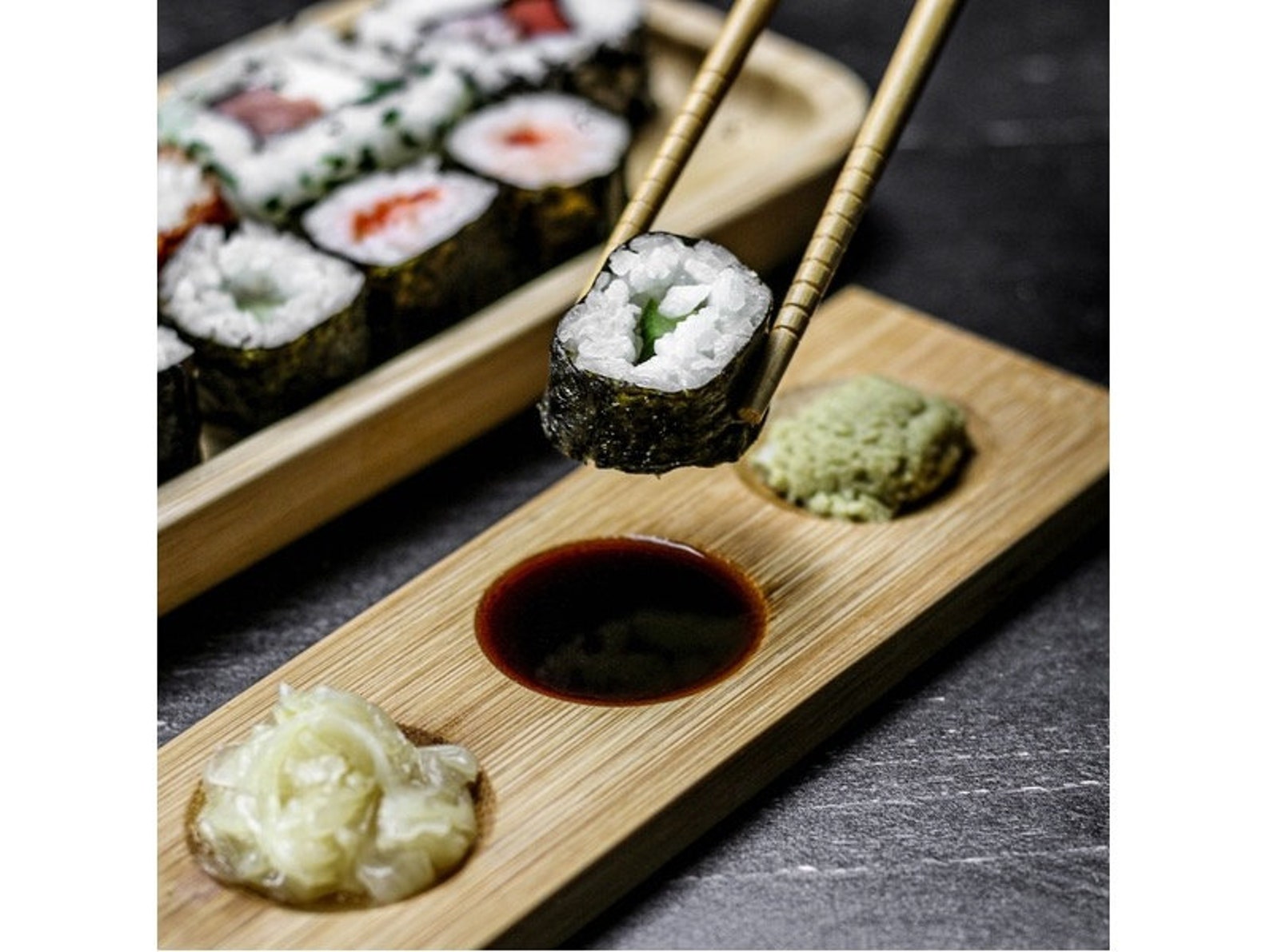 11 Piece Bamboo Sushi Making Kit Sushi Rolling Mat Sushi Etsy UK