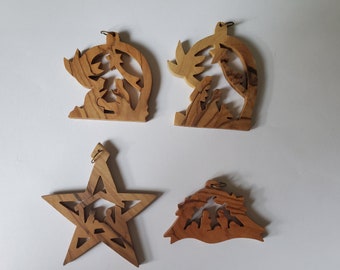 Set of 4 Ornaments - Group H