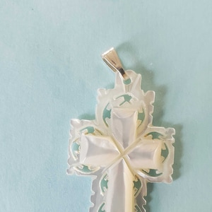Lace Cross Pendent