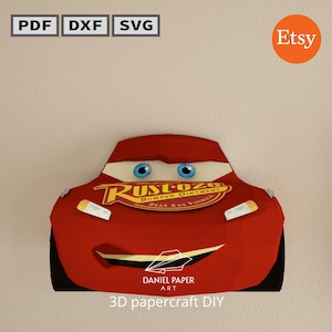 Daniel art 50 svgc.a.r.s,anime PDF Template, DIY 3d Model, FanArt, Paper Sculpture, Low Poly, Pepakura, Craft, Manualidad, Paper Art dxf