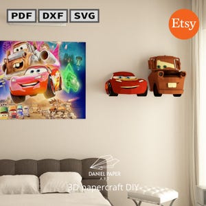 Daniel art 52 packc.a.r.s,anime PDF Template,DIY 3d Model, FanArt, Paper Sculpture, Low Poly, Pepakura, Craf Manualidad Arte de Papel svgdxf