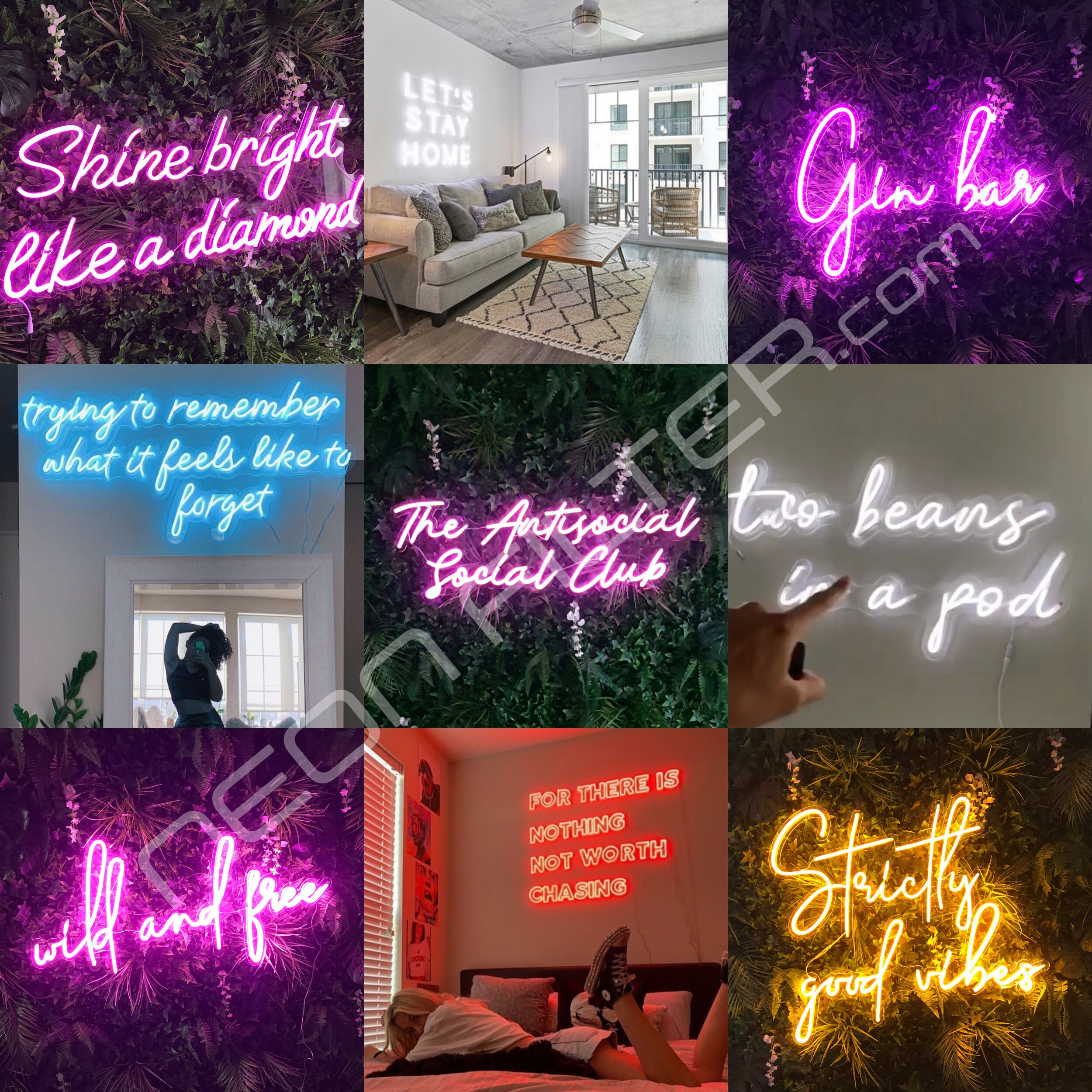 Personalised LED Neon Sign UK Made Etsy