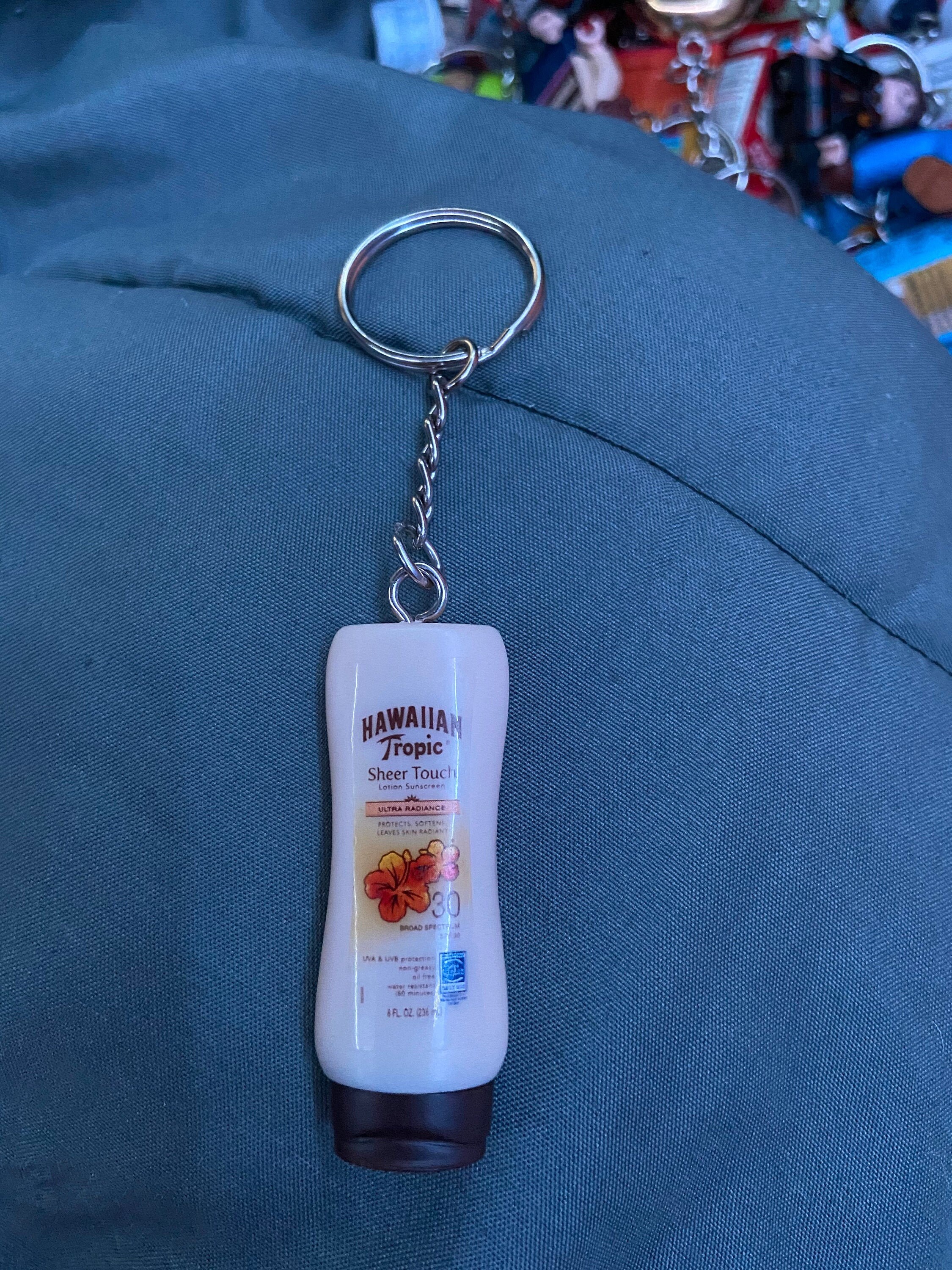 Mini Brands Hawiian Tropic Sunscreen Lotion Keychain Etsy