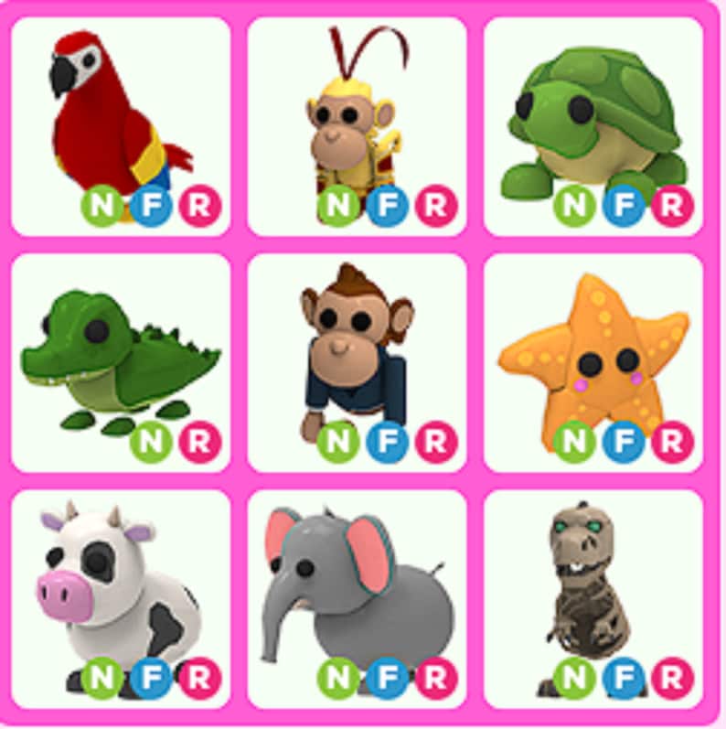 Adopt Me Roblox Pets Variations | Etsy