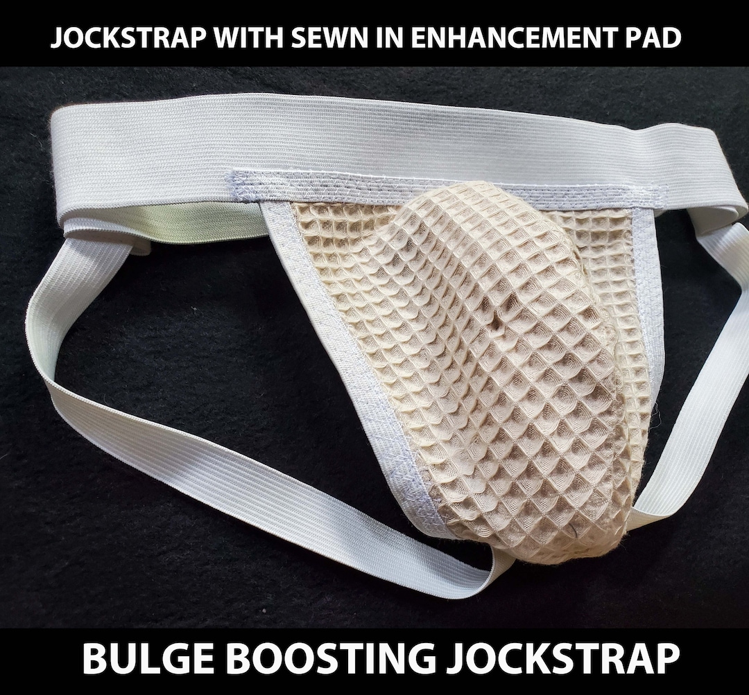 Male Enhancing Jockstrap With Padded Insert Sewn In, Increase Male