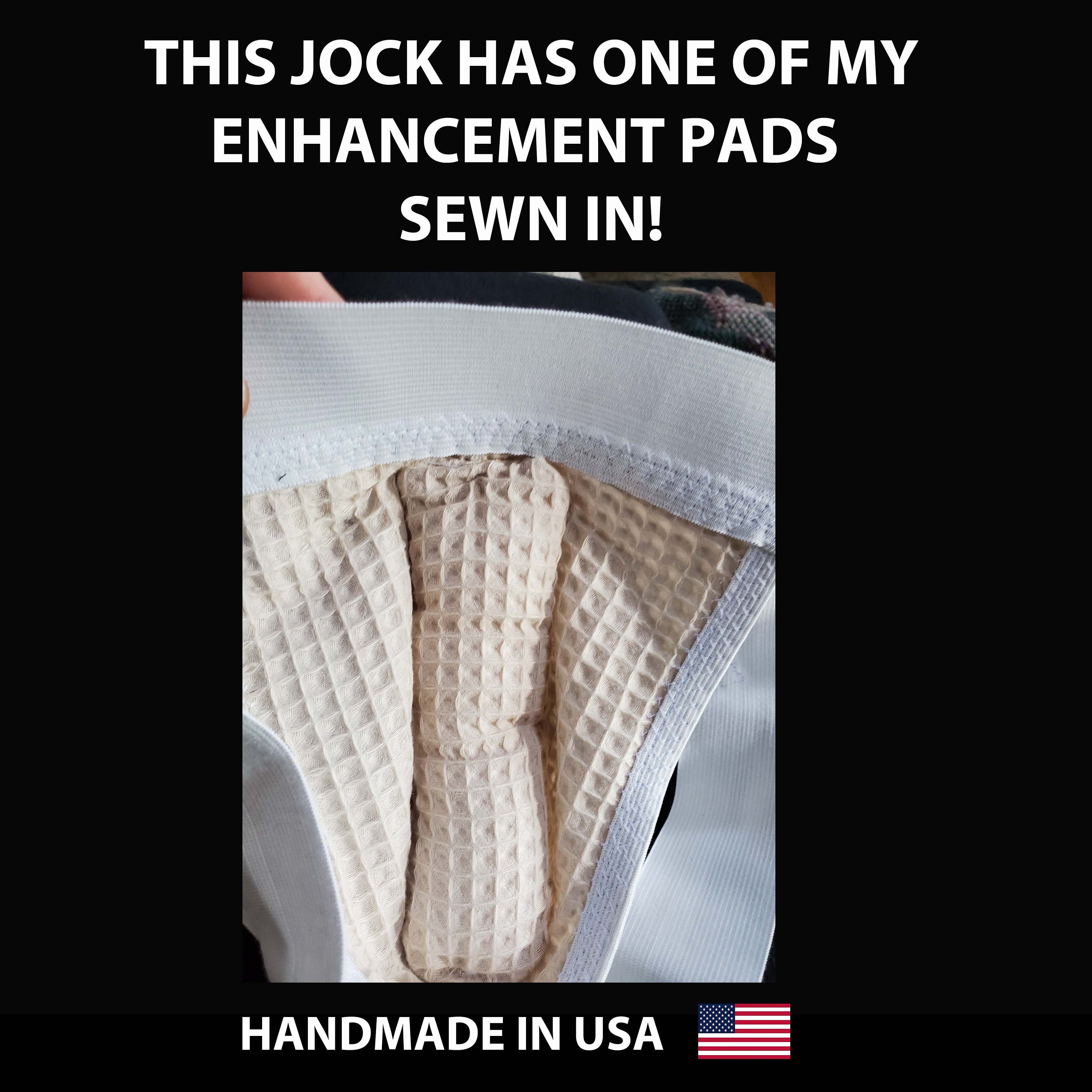 Male Enhancing Jockstrap With Padded Insert Sewn In, Increase Male