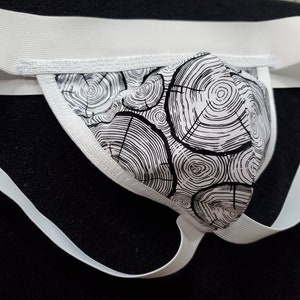 Halloween Jock, Spooky Spider Web Pouch, Soft Cotton, Jockstrap, Athletic Supporter, Gym Club Wear, Party Jock