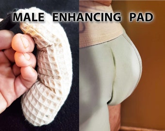 Male Enhancement Form, Testicular Cancer Survivor Pad, Additional Endowment Pad, Men's Bulge Increase, Padded Size Enhancer