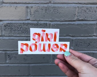Girl Power Sticker - Etsy