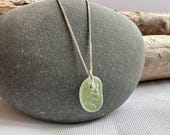 Sea Glass Necklace | Sterling Silver Necklace | Sea Glass Pendant | North Devon | Handmade Jewellery | Gifts For Her | Croyde
