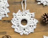 Macrame Snowflake | Macrame Star | Macrame Christmas Decoration | Handmade Christmas Decorations