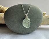 Sea Glass Necklace | Sterling Silver | North Devon | Unique Jewellery | Beach Glass | Gift For Her |