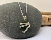 Sea Glass Necklace | Sterling Silver | North Devon | Unique Jewellery | Beach Glass | Gift For Her | Croyde