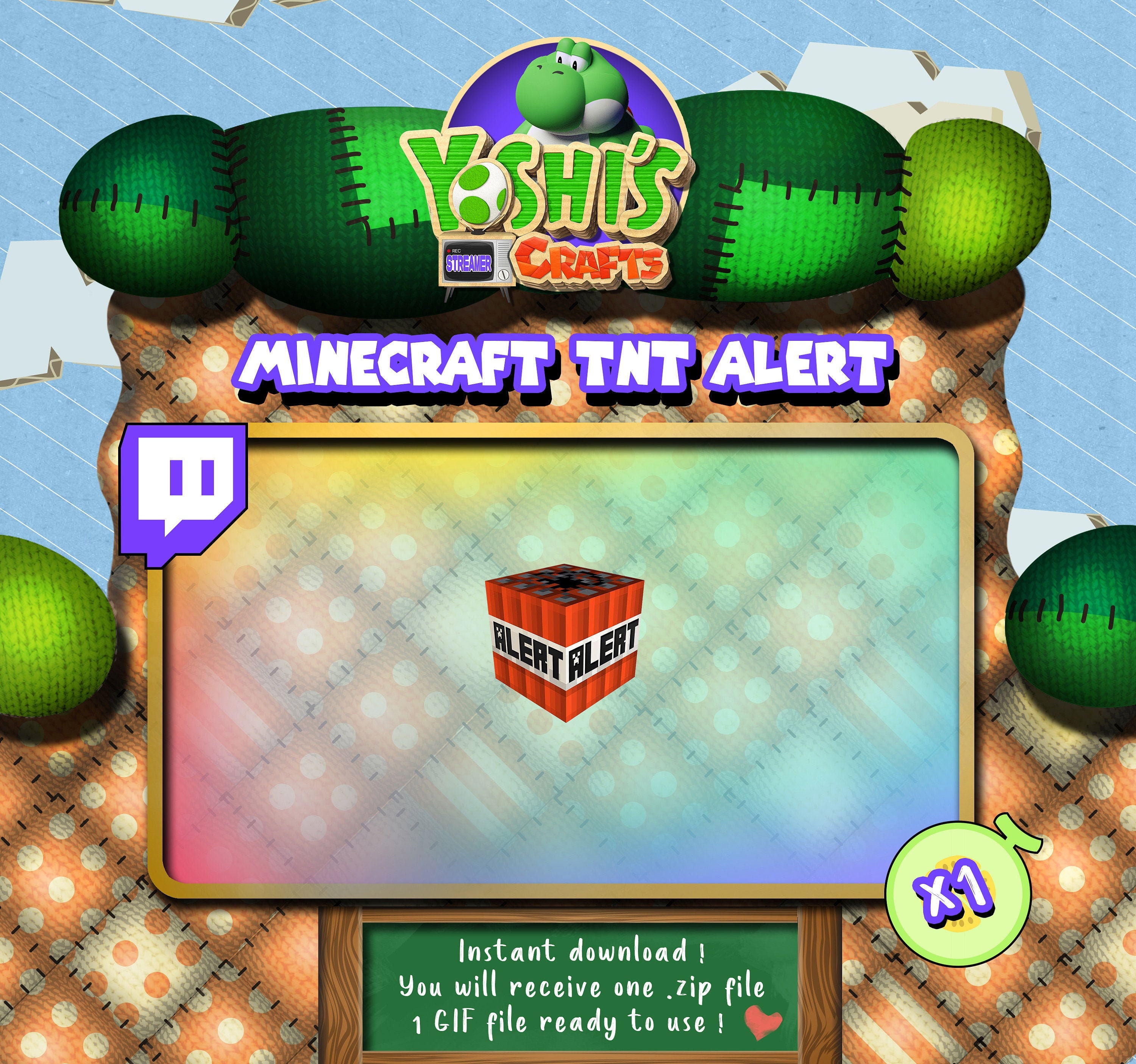 Minecraft Tnt Explosion Alert For Twitch Discord And More Etsy Minecraft Tnt Explosion Alert For Twitch Discord And More Etsy