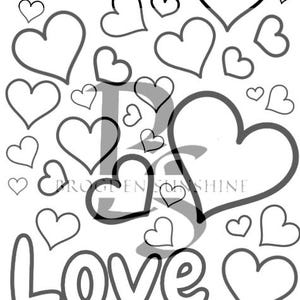 Fruit of the Spirit Galatians 5:22-23 Printable Color Sheet Sunday School Kids Church Bible PDF File Download Children Junior Teacher LOVE