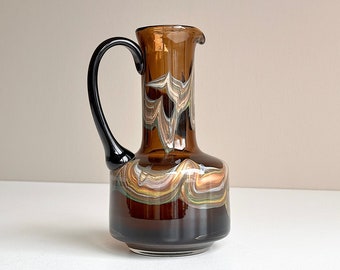 Vintage Krug . Karaffe . Schott Zwiesel . marmoriert . mundgeblasen . Studio Design . Vase . Dekanter