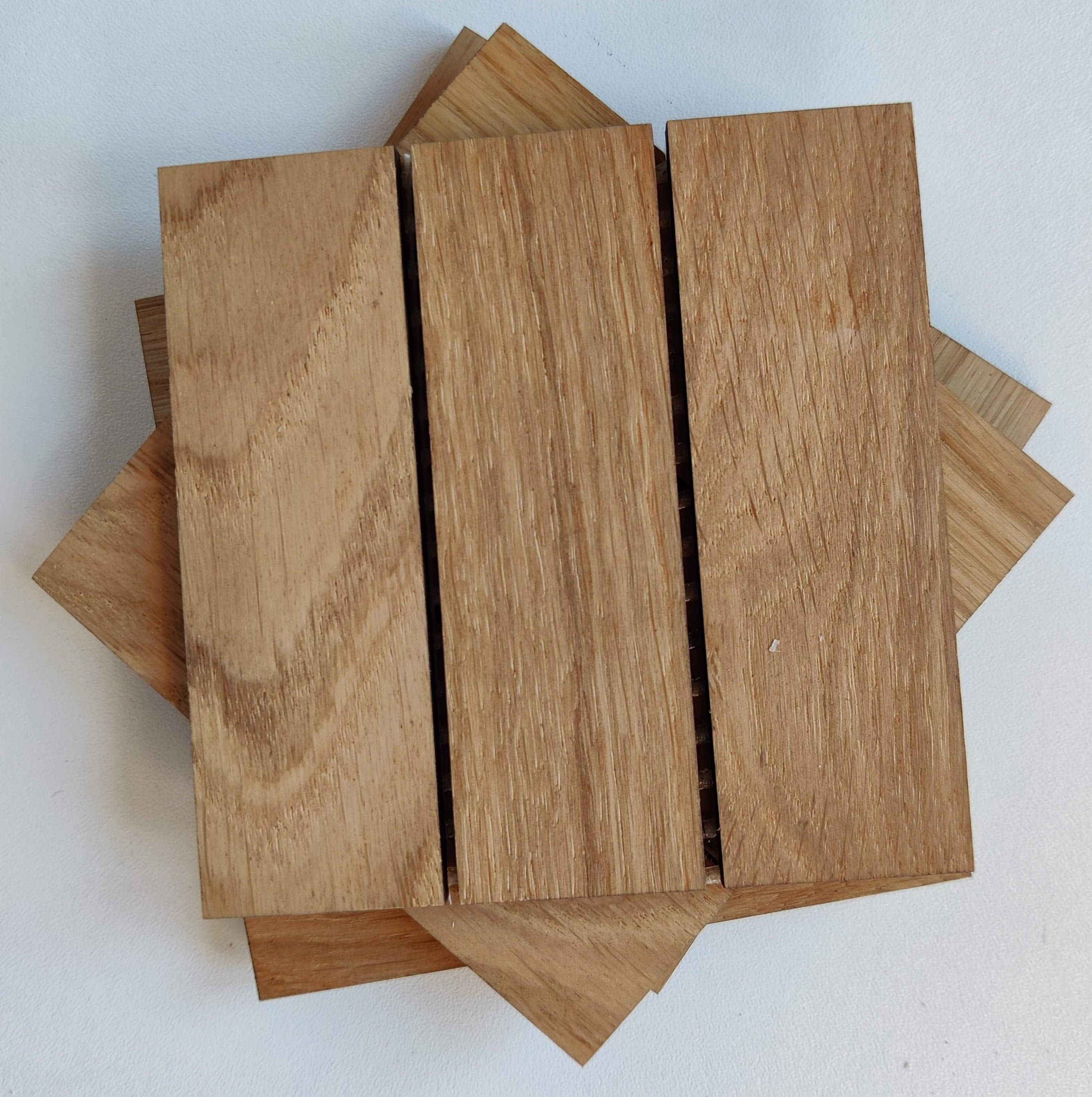 4 Sous Verres - Bois Massif