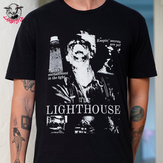 ライトハウス/The Lighthouse/映画Tシャツ/A24 ライトハウス映画シャツ、A24シャツ、ロバート・エガースシャツ、映画