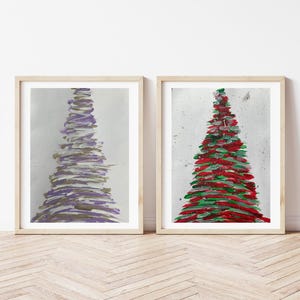 Juego de tarjetas navideñas modernas, tarjetas de felicitación navideñas, papelería festiva, tarjetas de invierno, diseño contemporáneo