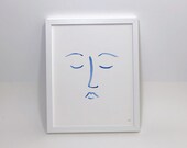 B O N N I E - poster acrylic paint on paper 24x30cm