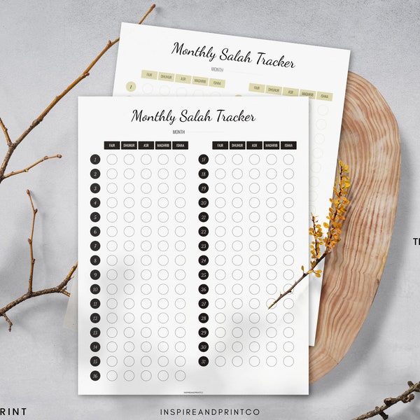 Modern Salah Chart Etsy modern-salah-chart-etsy