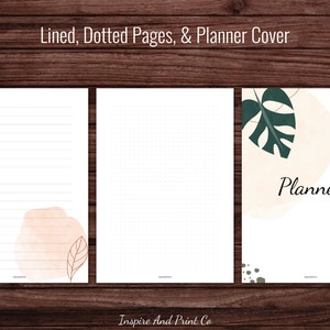 Boho Undated Printable Planner Daily Planner Bundle Weekly - Etsy