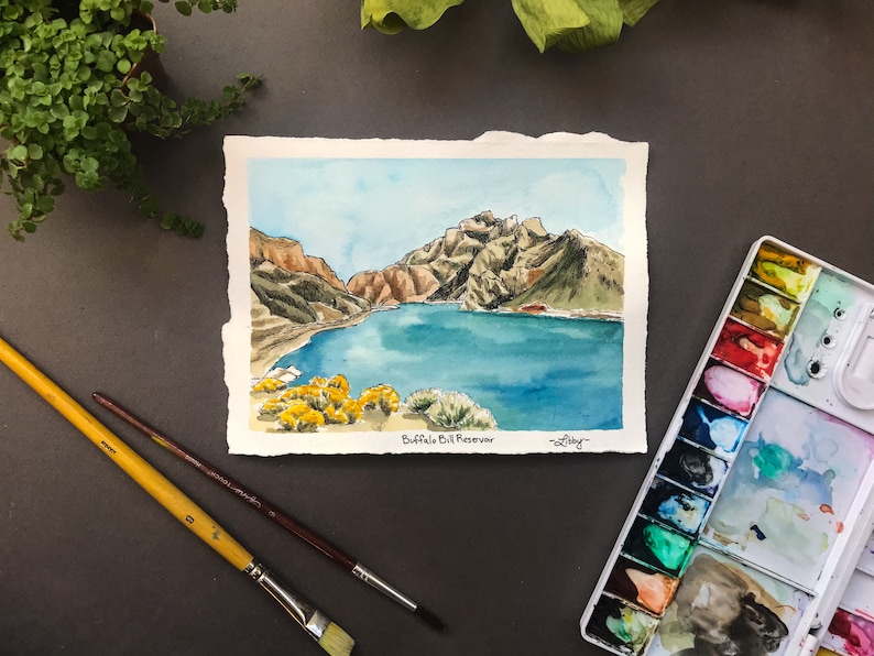 Hand-painted Custom Watercolor Landscapes image 2