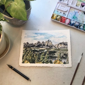 Hand-painted Custom Watercolor Landscapes image 6