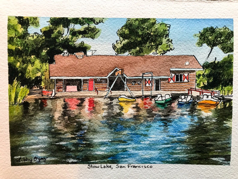 Custom Watercolor House Paintings image 3