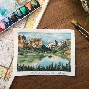 Hand-painted Custom Watercolor Landscapes image 1