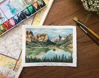 Hand-painted Custom Watercolor Landscapes