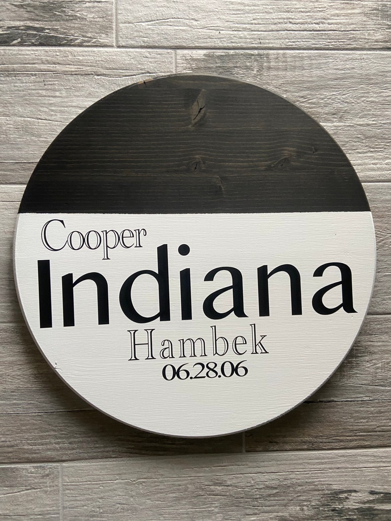 Nursery Name Sign