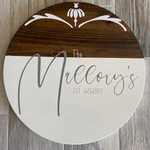 Custom name sign