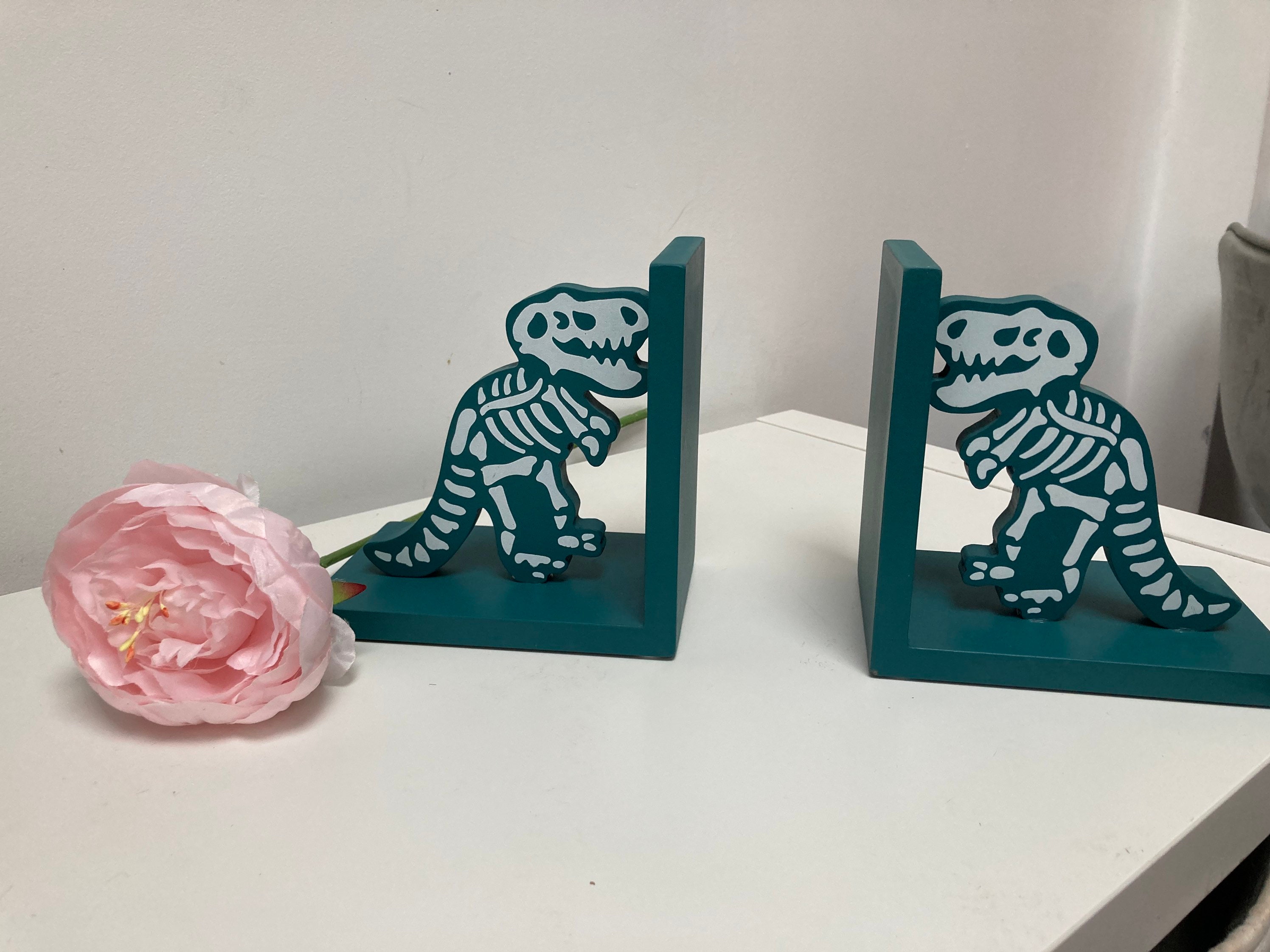 Dinosaur Bookends Etsy