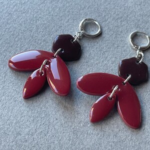 Clay Earrings Fall Colors